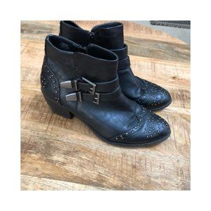 Ruff Hewn Black Booties 9